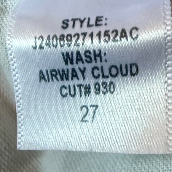 Veronica Beard Taylor Cuffed Wide Leg Jean In Airway Cloud Size 27 - Picture 9 of 11